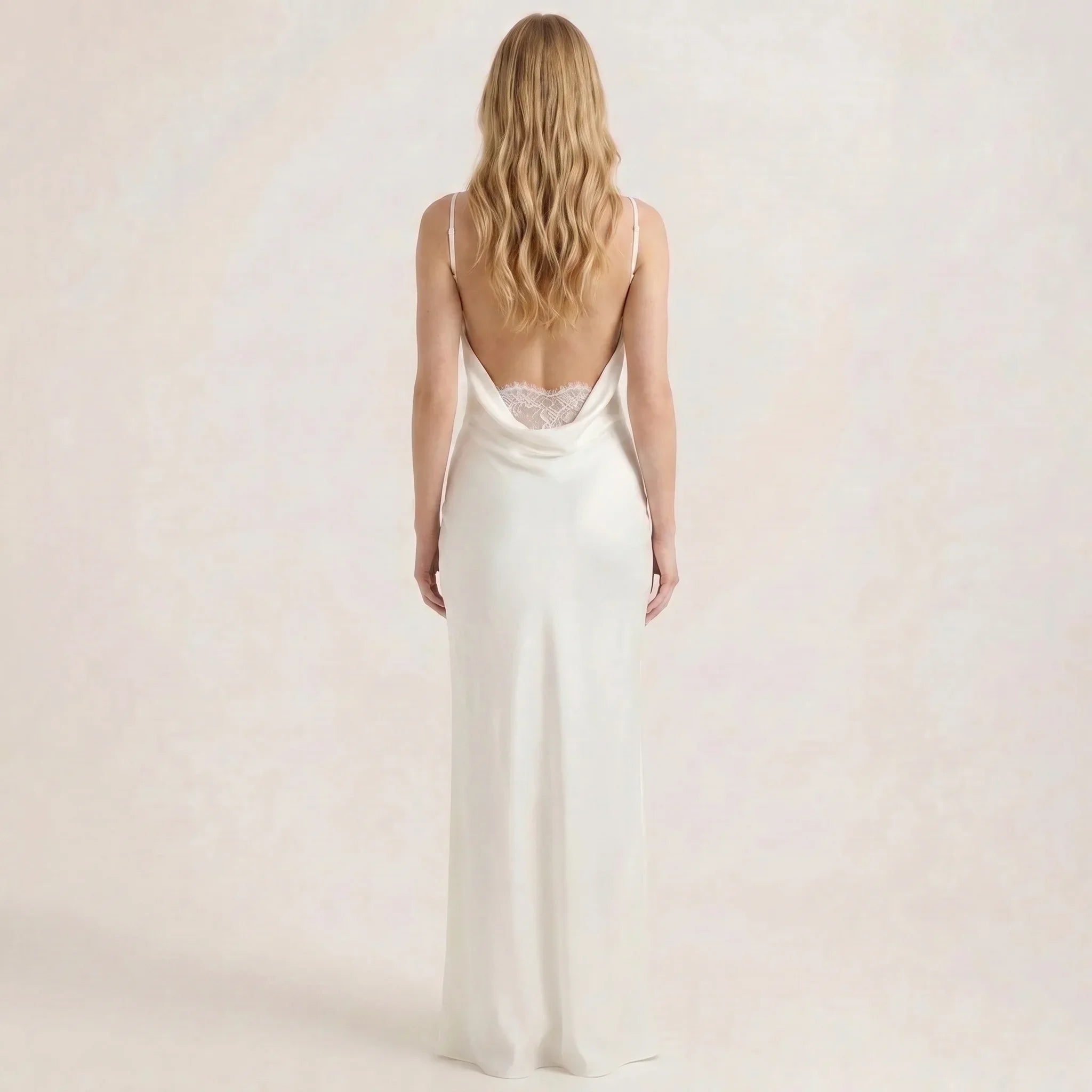 Women's Sleeveless Backless Maxi Dress with Ruched Details