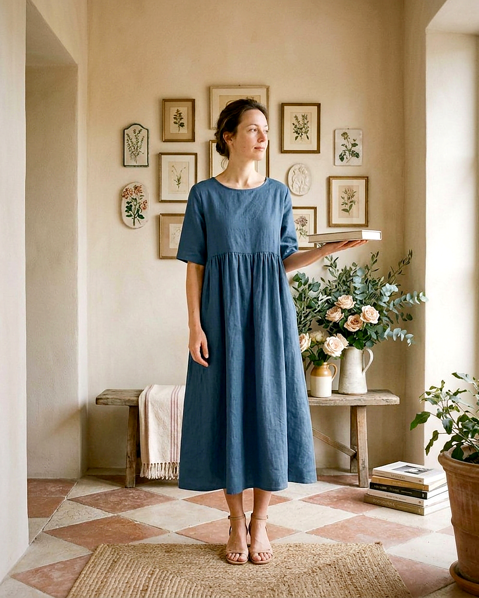 Odette Dress - Relaxed Linen
