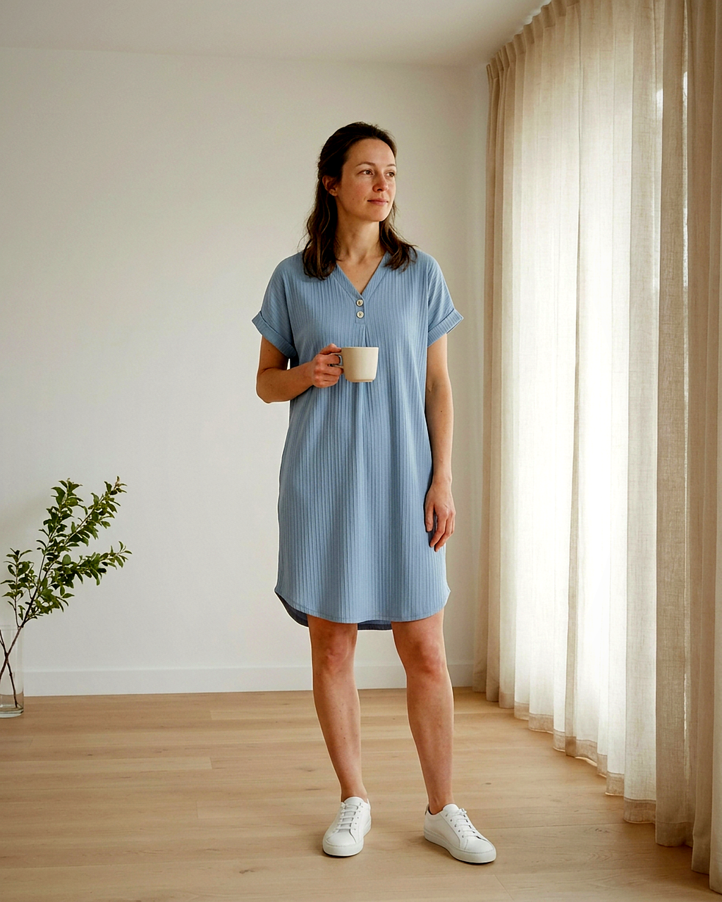 Sigrid Dress - Relaxed — Light Blue