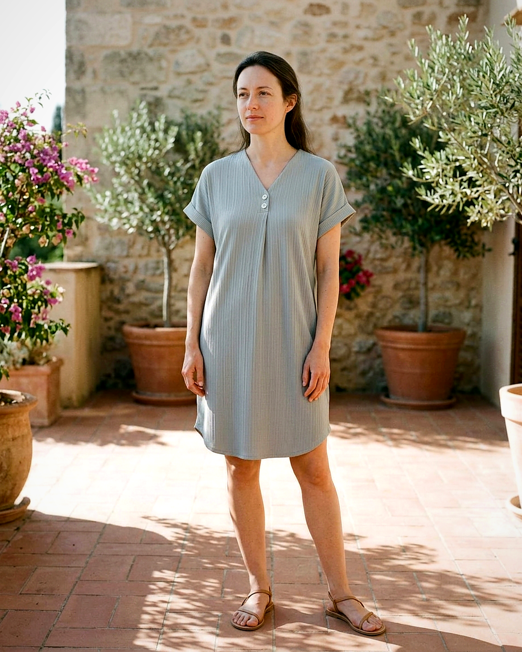 Sigrid Dress - Relaxed in Silver