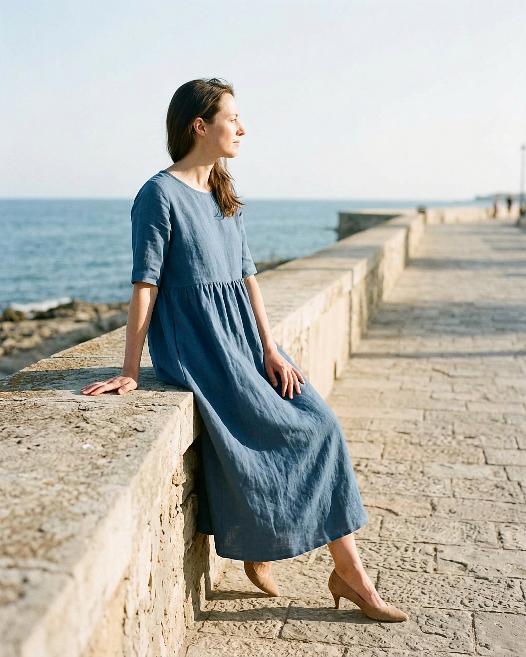 Odette Dress - Relaxed Linen